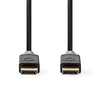 Nedis DisplayPort-Kabel | DisplayPort Male | DisplayPort Male | 3 m / Grijs | 1 stuks - CCBW37014AT30 CCBW37014AT30 Nedis DisplayPort-Kabel | DisplayPort Male | DisplayPort Male | 3 m / Grijs | 1 stuks - CCBW37014AT30 CCBW37014AT30