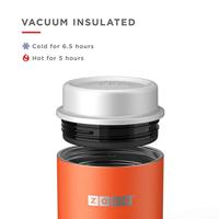 Zoku - Voedselcontainer, 295 ML, RVS, BPA vrij, Oranje - Zoku | Neat S - thumbnail