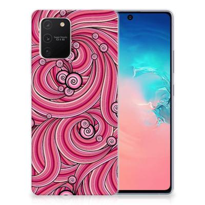 Samsung Galaxy S10 Lite | Hoesje maken | Swirl Pink