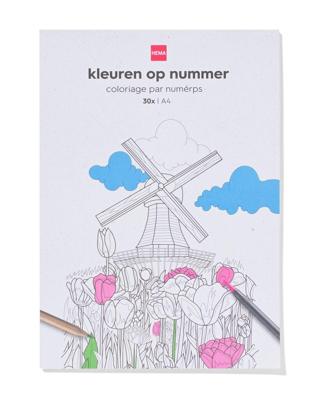 HEMA Kleuren op nummer A4