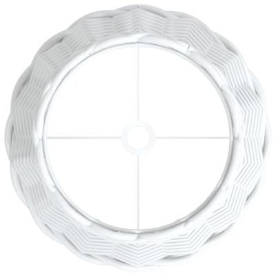 Lampenkap 20x15 cm wicker wit Lampenkap 20x15 cm wicker wit