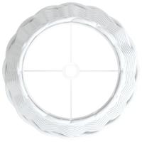 Lampenkap 20x15 cm wicker wit - thumbnail