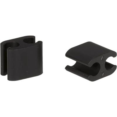 Elvedes kabelclips duo 5,0+4,1mm zwart (10st)