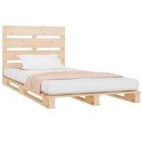Bedframe zonder matras massief grenenhout 90x200 cm - thumbnail