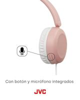 JVC HA-S31M Hoofdtelefoon en microfoon, binaural, hoofdband, roze, hoofdtelefoon en microfoons (bekabeld, hoofdband, binaural, over-ear, 10-26000 Hz, roze) - thumbnail