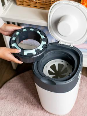Set van 12 navullingen voor luieremmer Tec et Twist & Click TOMMEE TIPPEE Sangenic grijs Set van 12 navullingen voor luieremmer Tec et Twist & Click TOMMEE TIPPEE Sangenic grijs