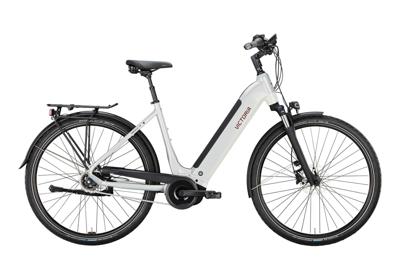 VICTORIA elektrische trekkingfiets "tresalo 15" (#1) ebike vict. tresalo 15 28/44 5sp fh silver