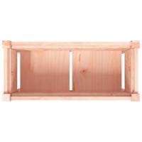 Plantenbak met poten 70x31x70 cm massief douglashout - thumbnail