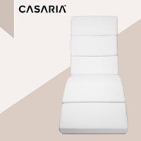 Ligbank Londen Wit met Massage en Verwarmingsfunctie - thumbnail