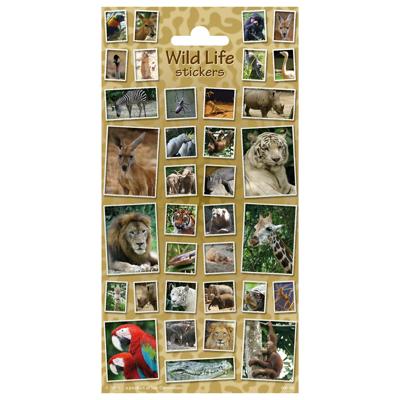 Totum Stickervel wilde dieren