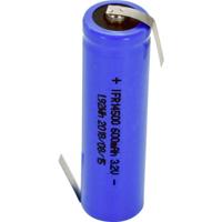 Beltrona FR14500HBG Speciale oplaadbare batterij 14500 Z-soldeerlip LiFePO4 3.2 V 600 mAh 1 stuk(s) - thumbnail