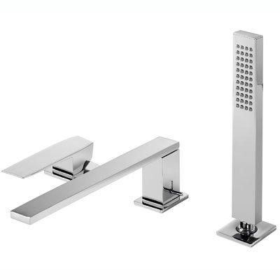 Tres Slim Badmengkraan voor randset met handdouche Chroom 20216101
