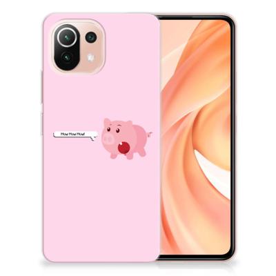 Xiaomi Mi 11 Lite | 11 Lite 5G NE Telefoonhoesje met Naam Pig Mud Xiaomi Mi 11 Lite | 11 Lite 5G NE Telefoonhoesje met Naam Pig Mud