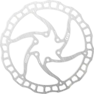 Elvedes rotor lx16 160mm 85g 6 gaats+boutjes zilver 2021066