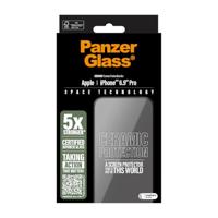 PanzerGlass Ceramic 2856 Screenprotector (glas) Apple iPhone 16 Pro Max 1 stuk(s) Anti-vingerafdruk, Krasvast - thumbnail