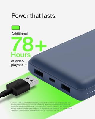 Belkin BoostCharge 20.000 mAh - 15 W powerbank - thumbnail