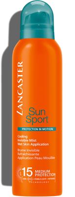 Lancaster Cooling Invisible Mist SPF15 zonnebrandspray 200 ml Waterbestendig Lichaam