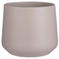 Pot amber d21h18cm taupe mat - thumbnail