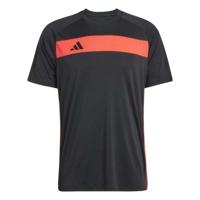 Heren Voetbal T-shirt met Korte Mouwen Adidas Tiro Es Jsy Zwart Maat L - thumbnail