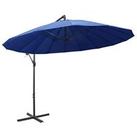 VidaXL Zweefparasol met aluminium paal 3 m blauw - thumbnail