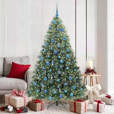 Kunstkerstboom met 300 LED met standaard Groen 180 cm PE en PVC