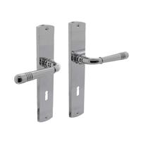 Intersteel Deurkruk Helena op langschild sleutelgat 72mm - chroom - thumbnail