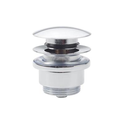 Stop/go Afvoerplug Clou InBe Zonder Overloopgat Rond Chroom Stop/go Afvoerplug Clou InBe Zonder Overloopgat Rond Chroom