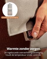 Duux Mellow Long Chair Pad (40 x 110) Elektrische deken Grijs - thumbnail