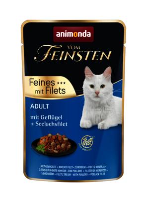 ANIMONDA vom Feinsten Rundvlees, kalkoenfilet - nat kattenvoer - 85 g