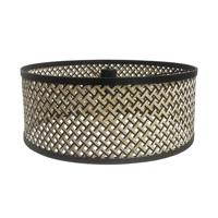 Steinhauer Lampenkap Bamboe Ø 50 cm E27 zwart beige - thumbnail