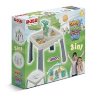 Dolu Zand-Watertafel + Accessoires Wit/Grijs - thumbnail