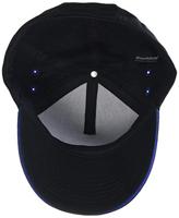 Beechfield CB15C Ultimate 5 Panel Cap - Sandwich Peak - Black/Bright Royal - One Size - thumbnail