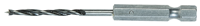 Connex bit-/uneo houtboor 3mm 1/4 rood - coxt978300 - thumbnail