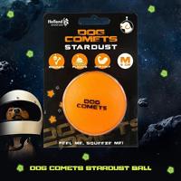 Dog Comets Ball Stardust Oranje M - thumbnail
