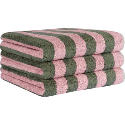 Cawö Cawö Bold 6277 oliv/rosa Douchlaken 70x140