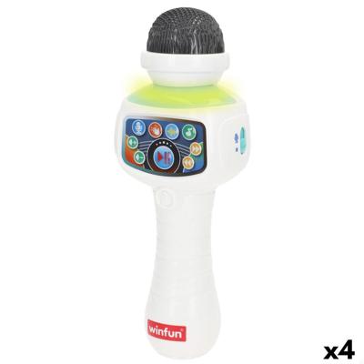 Karaokemicrofoon Winfun 4 Stuks