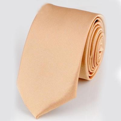 Mannen smalle casual pijl mager stropdas slanke stropdas (Champagne)