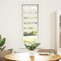 VidaXL Zebra blind 45x150 cm stofbreedte 40,9 cm polyester marmerbeige - thumbnail