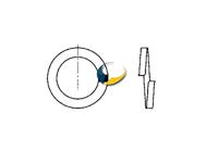 Dresselhaus veerring spring washers form a din d=4mm/ 20 pcs.in bag - thumbnail