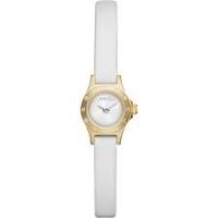 Horlogeband Marc by Marc Jacobs MBM1344 Onderliggend Leder Wit 7mm - thumbnail