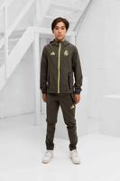 adidas Real Madrid Vis Tech Vest Kids Grijs Lichtgroen - thumbnail