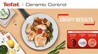 Tefal Kookgerei Tefal ceramic control wok 28 cm wit - thumbnail
