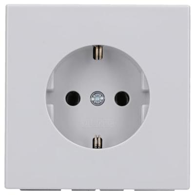 Jung LS1520LG Wandcontactdoos met randaarde Inzetstuk 1-voudig Grijs 1 stuk(s)