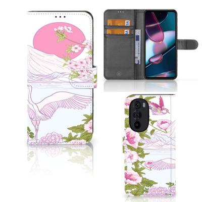 Motorola Edge 30 Pro | Telefoonhoesje | Met pasjeshouder | Bird Standing