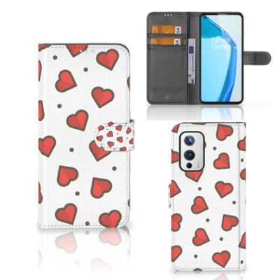 OnePlus 9 | Telefoon Hoesje | Hearts OnePlus 9 | Telefoon Hoesje | Hearts