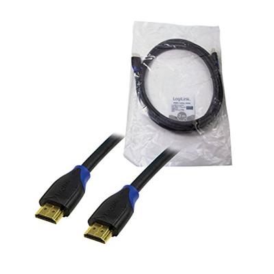 LogiLink CH0063 HDMI-kabel HDMI Aansluitkabel HDMI-A-stekker, HDMI-A-stekker 3.00 m Zwart 4K UHD, Audio Return Channel (ARC), Vergulde steekcontacten LogiLink CH0063 HDMI-kabel HDMI Aansluitkabel HDMI-A-stekker, HDMI-A-stekker 3.00 m Zwart 4K UHD, Audio Return Channel (ARC), Vergulde steekcontacten