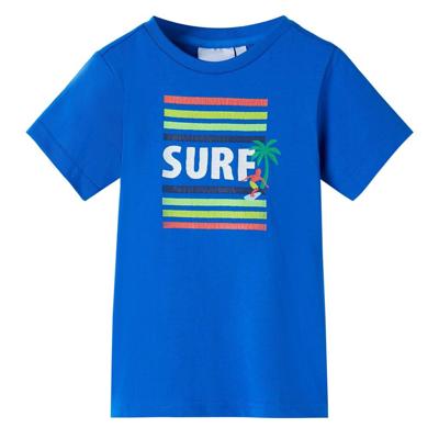 Kindershirt 104 felblauw Kindershirt 104 felblauw
