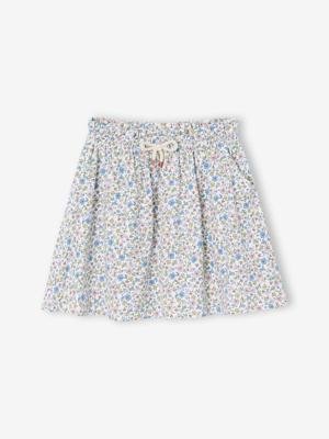 Meisjesrok met print wit, bedrukt Meisjesrok met print wit, bedrukt