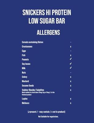 Snickers Hiprotein Low Sugar Milk Chocolate | Mars | 684g