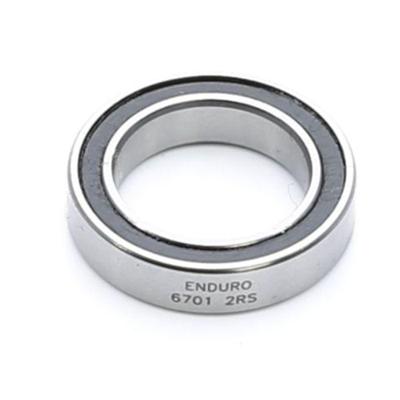 ENDURO BEARINGS 6701 2rs - abec 3 (radial) - 12x18x4